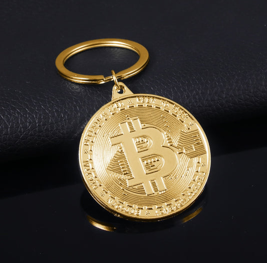2023 Newest Bitcoin Keychain Pendant Women and Men Jewelry