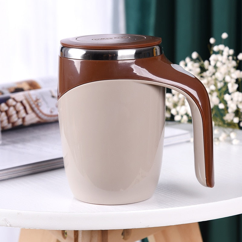 Automatic Self Stirring Magnetic Mug Stainless Steel