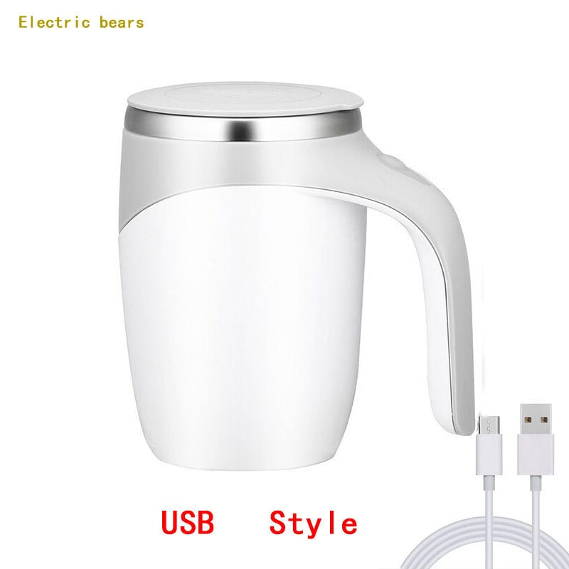 Automatic Self Stirring Magnetic Mug Stainless Steel