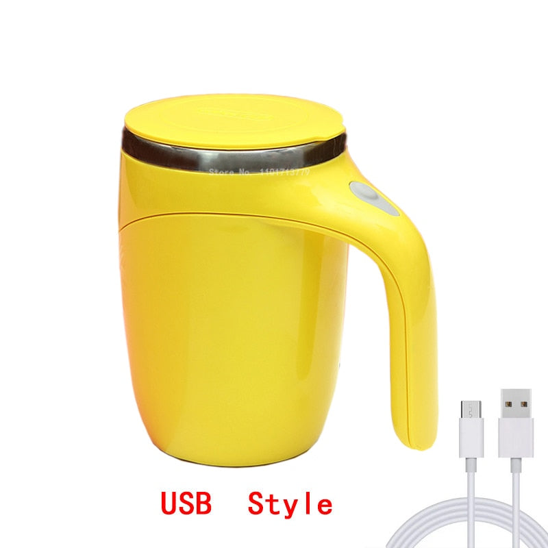 Automatic Self Stirring Magnetic Mug Stainless Steel