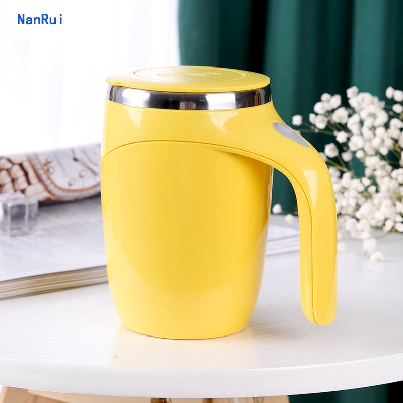 Automatic Self Stirring Magnetic Mug Stainless Steel