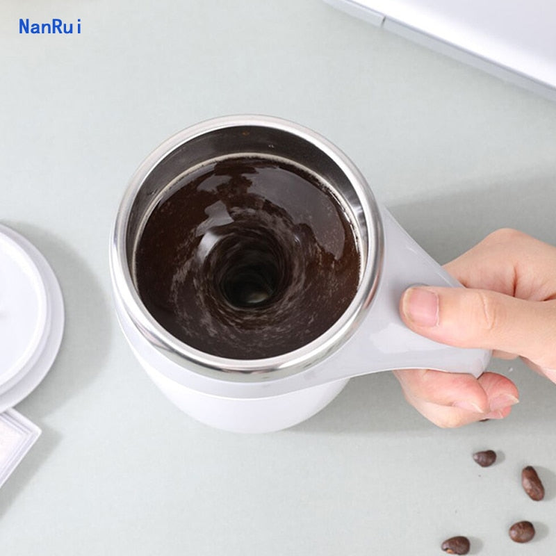 Automatic Self Stirring Magnetic Mug Stainless Steel