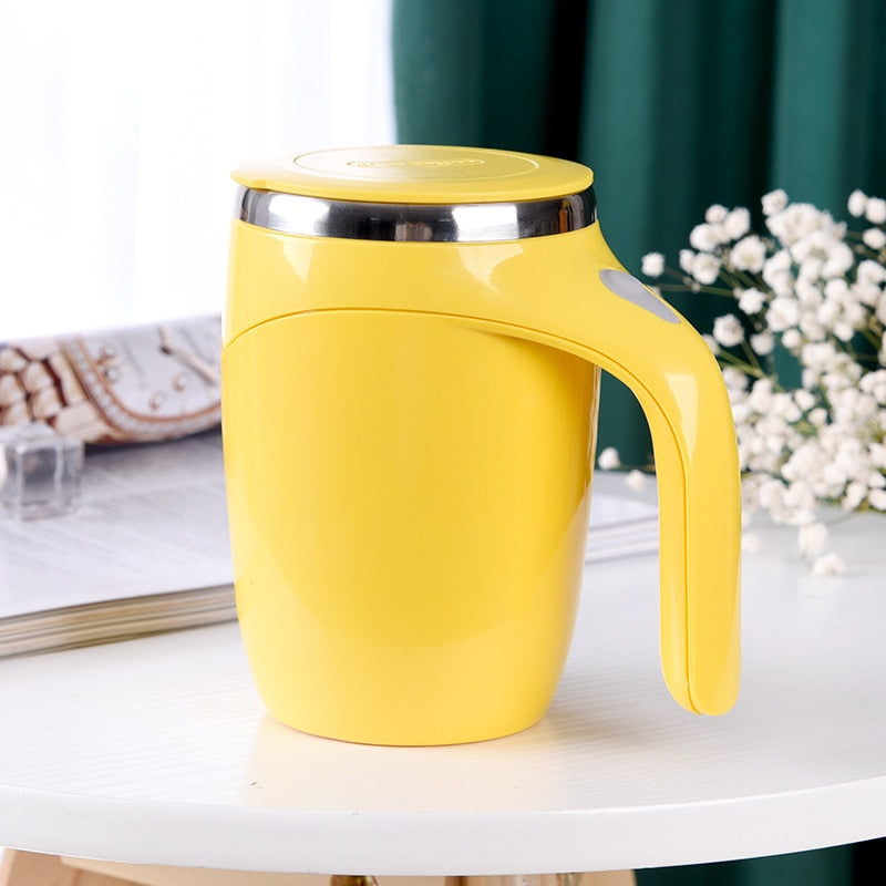 Automatic Self Stirring Magnetic Mug Stainless Steel